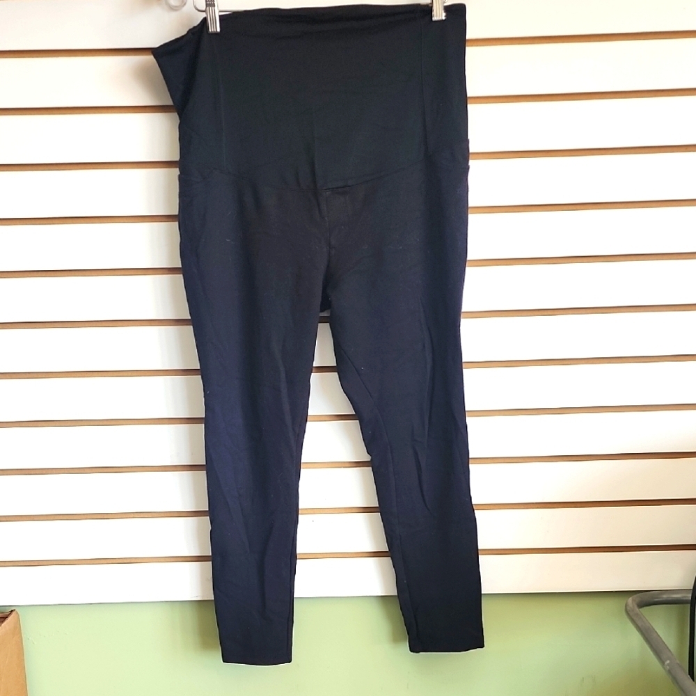 Isabel Maternity Black Jeggings Lg
